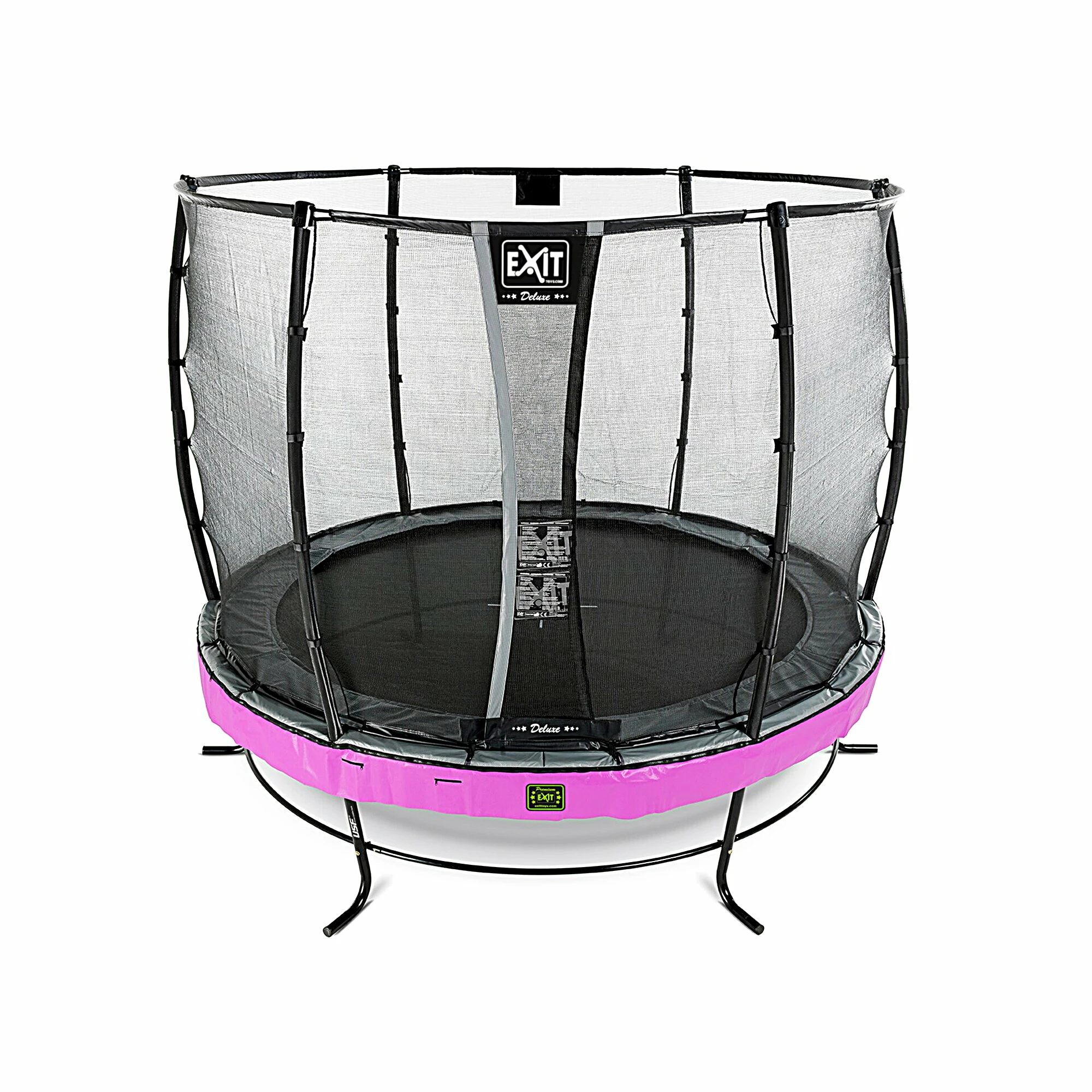 EXIT TOYS EXIT Elegant Premium Trampoline ø253cm Met Deluxe Veiligheidsnet - Paars 2 EXIT TOYS EXIT Elegant Premium Trampoline ø253cm Met Deluxe Veiligheidsnet - Paars - Afbeelding 2