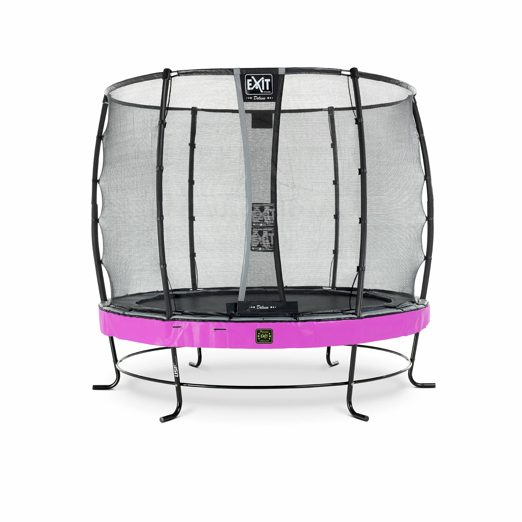 EXIT TOYS EXIT Elegant Premium Trampoline ø253cm Met Deluxe Veiligheidsnet - Paars 1 EXIT TOYS EXIT Elegant Premium Trampoline ø253cm Met Deluxe Veiligheidsnet - Paars