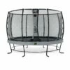 EXIT TOYS EXIT Elegant Premium Trampoline ø366cm Met Deluxe Veiligheidsnet - Grijs