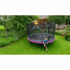 EXIT TOYS EXIT Elegant Premium Trampoline ø366cm Met Deluxe Veiligheidsnet - Paars -NL Zwembad Verkoop exit elegant premium trampoline o366cm met deluxe veiligheidsnet paars 13