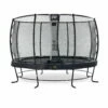 EXIT TOYS EXIT Elegant Premium Trampoline ø366cm Met Deluxe Veiligheidsnet - Zwart