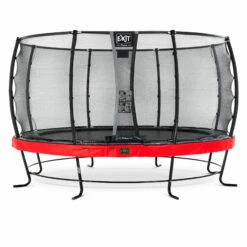 EXIT TOYS EXIT Elegant Premium Trampoline ø427cm Met Deluxe Veiligheidsnet - Rood