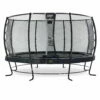 EXIT TOYS EXIT Elegant Premium Trampoline ø427cm Met Deluxe Veiligheidsnet - Zwart