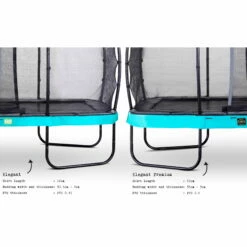 EXIT TOYS EXIT Elegant Trampoline 214x366cm Met Economy Veiligheidsnet - Blauw 15 EXIT TOYS EXIT Elegant Trampoline 214x366cm Met Economy Veiligheidsnet - Blauw -NL Zwembad Verkoop exit elegant trampoline 214x366cm met economy veiligheidsnet blauw 3