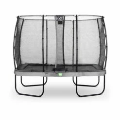 EXIT TOYS EXIT Elegant Trampoline 214x366cm Met Economy Veiligheidsnet - Grijs