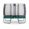 EXIT TOYS EXIT Elegant Trampoline 214x366cm Met Economy Veiligheidsnet - Groen