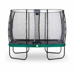 EXIT TOYS EXIT Elegant Trampoline 214x366cm Met Economy Veiligheidsnet - Groen