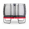 EXIT TOYS EXIT Elegant Trampoline 214x366cm Met Economy Veiligheidsnet - Rood