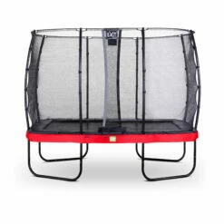 EXIT TOYS EXIT Elegant Trampoline 214x366cm Met Economy Veiligheidsnet - Rood