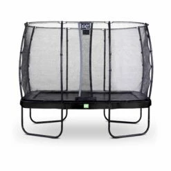 EXIT TOYS EXIT Elegant Trampoline 214x366cm Met Economy Veiligheidsnet - Zwart