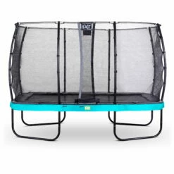 EXIT TOYS EXIT Elegant Trampoline 244x427cm Met Economy Veiligheidsnet - Blauw