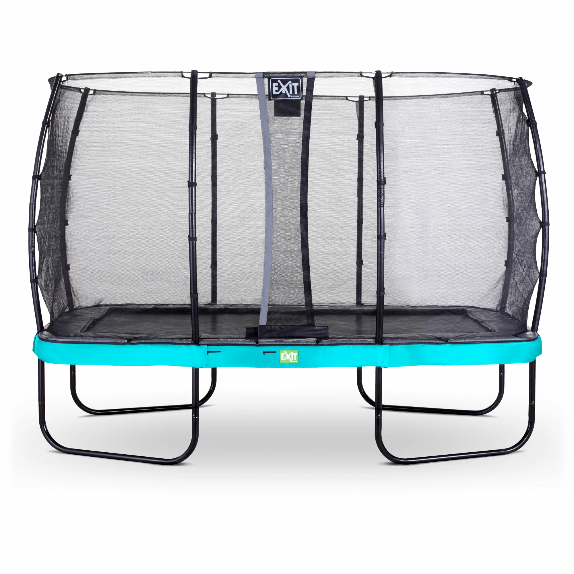 EXIT TOYS EXIT Elegant Trampoline 244x427cm Met Economy Veiligheidsnet - Blauw 1 EXIT TOYS EXIT Elegant Trampoline 244x427cm Met Economy Veiligheidsnet - Blauw