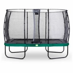 EXIT TOYS EXIT Elegant Trampoline 244x427cm Met Economy Veiligheidsnet - Groen