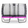 EXIT TOYS EXIT Elegant Trampoline 244x427cm Met Economy Veiligheidsnet - Paars
