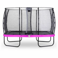 EXIT TOYS EXIT Elegant Trampoline 244x427cm Met Economy Veiligheidsnet - Paars