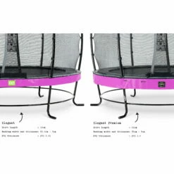 EXIT TOYS EXIT Elegant Trampoline ø253cm Met Economy Veiligheidsnet - Paars -NL Zwembad Verkoop exit elegant trampoline o253cm met economy veiligheidsnet paars 4