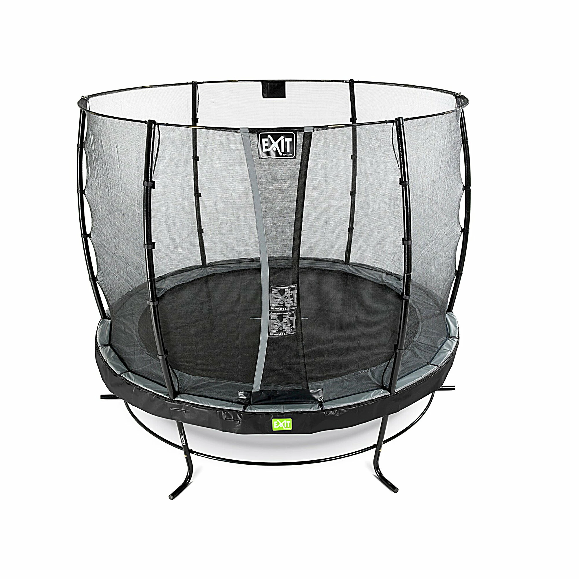 EXIT TOYS EXIT Elegant Trampoline ø253cm Met Economy Veiligheidsnet - Zwart 2 EXIT TOYS EXIT Elegant Trampoline ø253cm Met Economy Veiligheidsnet - Zwart - Afbeelding 2