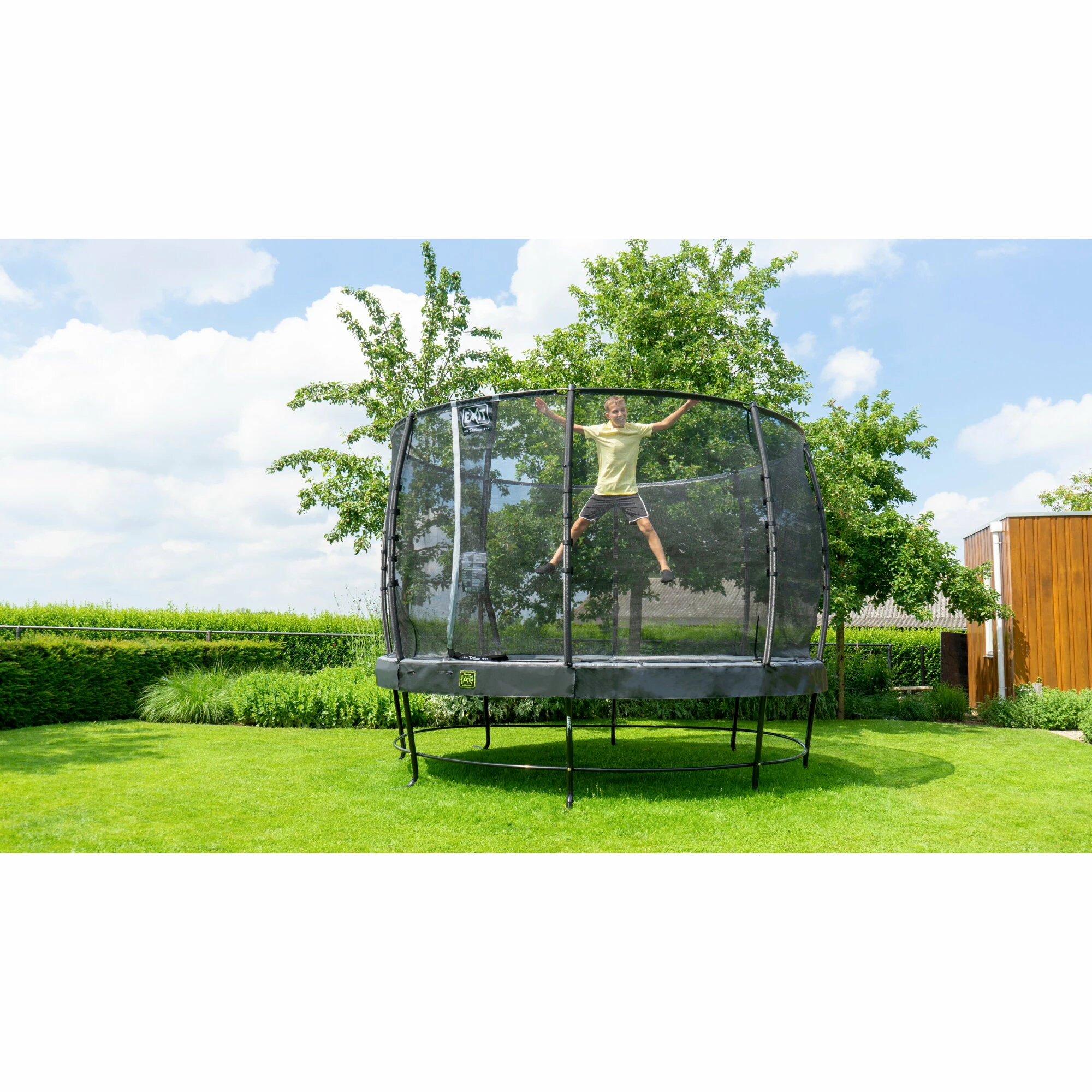 EXIT TOYS EXIT Elegant Trampoline ø253cm Met Economy Veiligheidsnet - Zwart 12 EXIT TOYS EXIT Elegant Trampoline ø253cm Met Economy Veiligheidsnet - Zwart - Afbeelding 12