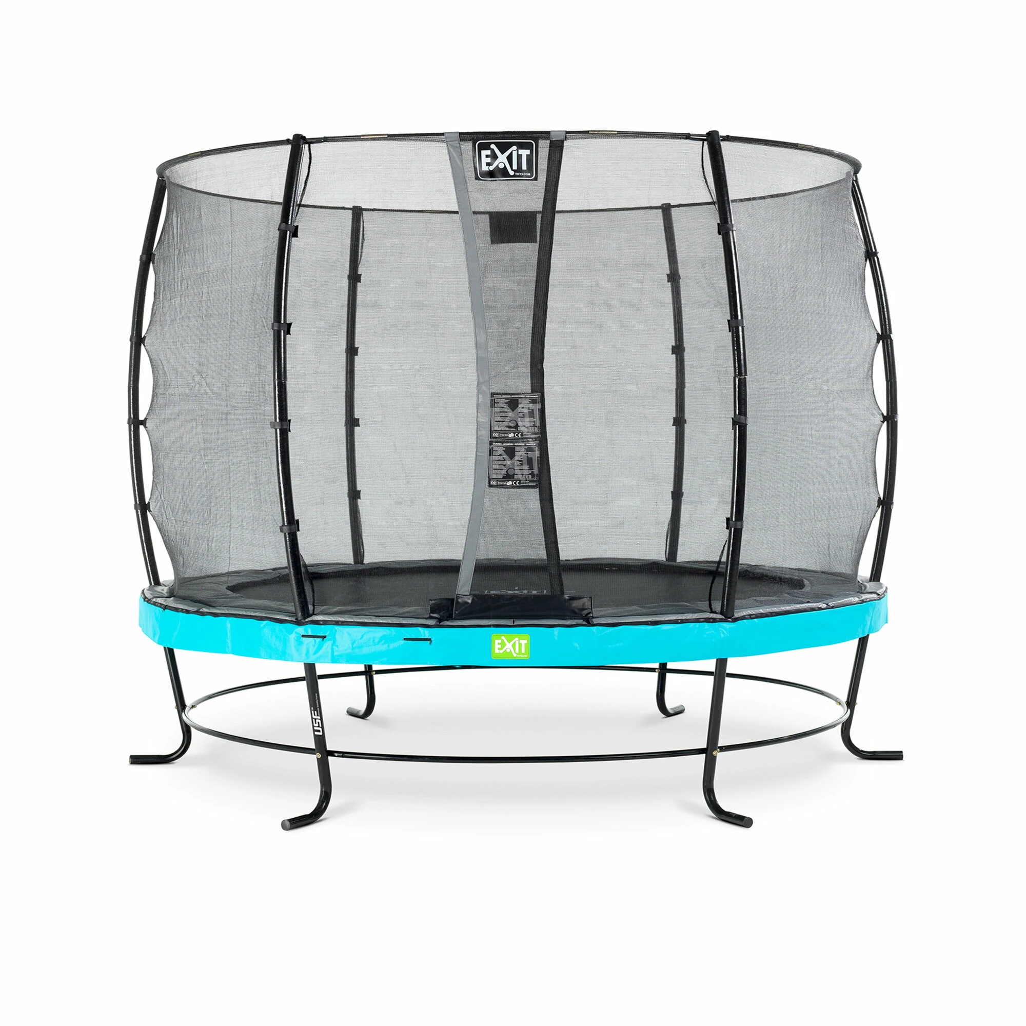 EXIT TOYS EXIT Elegant Trampoline ø305cm Met Economy Veiligheidsnet - Blauw 1 EXIT TOYS EXIT Elegant Trampoline ø305cm Met Economy Veiligheidsnet - Blauw