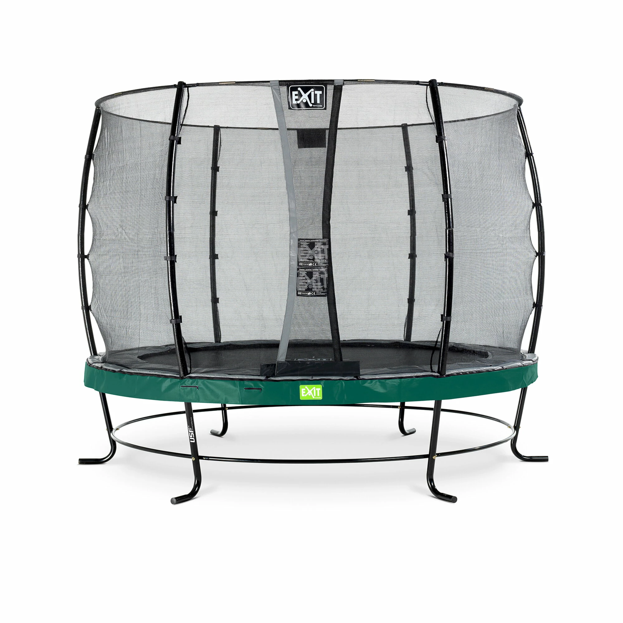 EXIT TOYS EXIT Elegant Trampoline ø305cm Met Economy Veiligheidsnet - Groen 1 EXIT TOYS EXIT Elegant Trampoline ø305cm Met Economy Veiligheidsnet - Groen