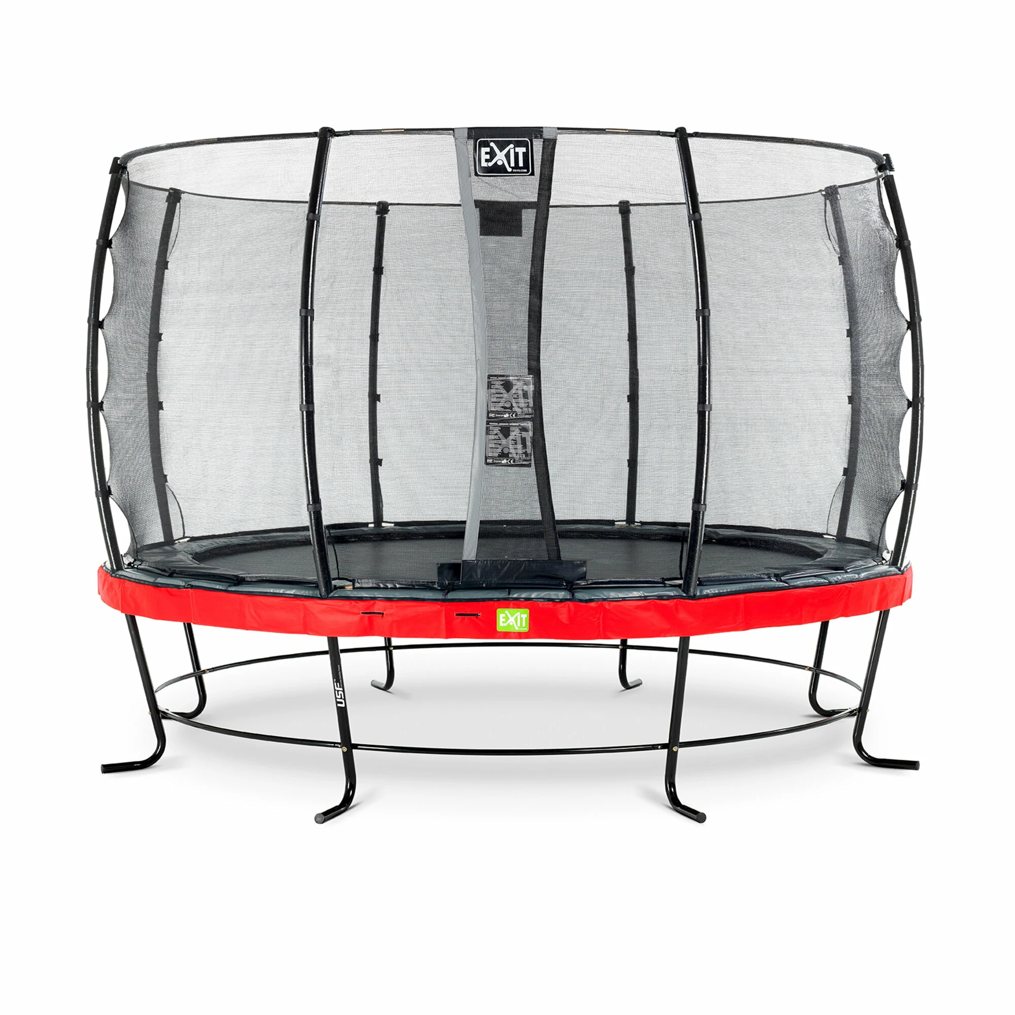 EXIT TOYS EXIT Elegant Trampoline ø366cm Met Economy Veiligheidsnet - Rood 1 EXIT TOYS EXIT Elegant Trampoline ø366cm Met Economy Veiligheidsnet - Rood