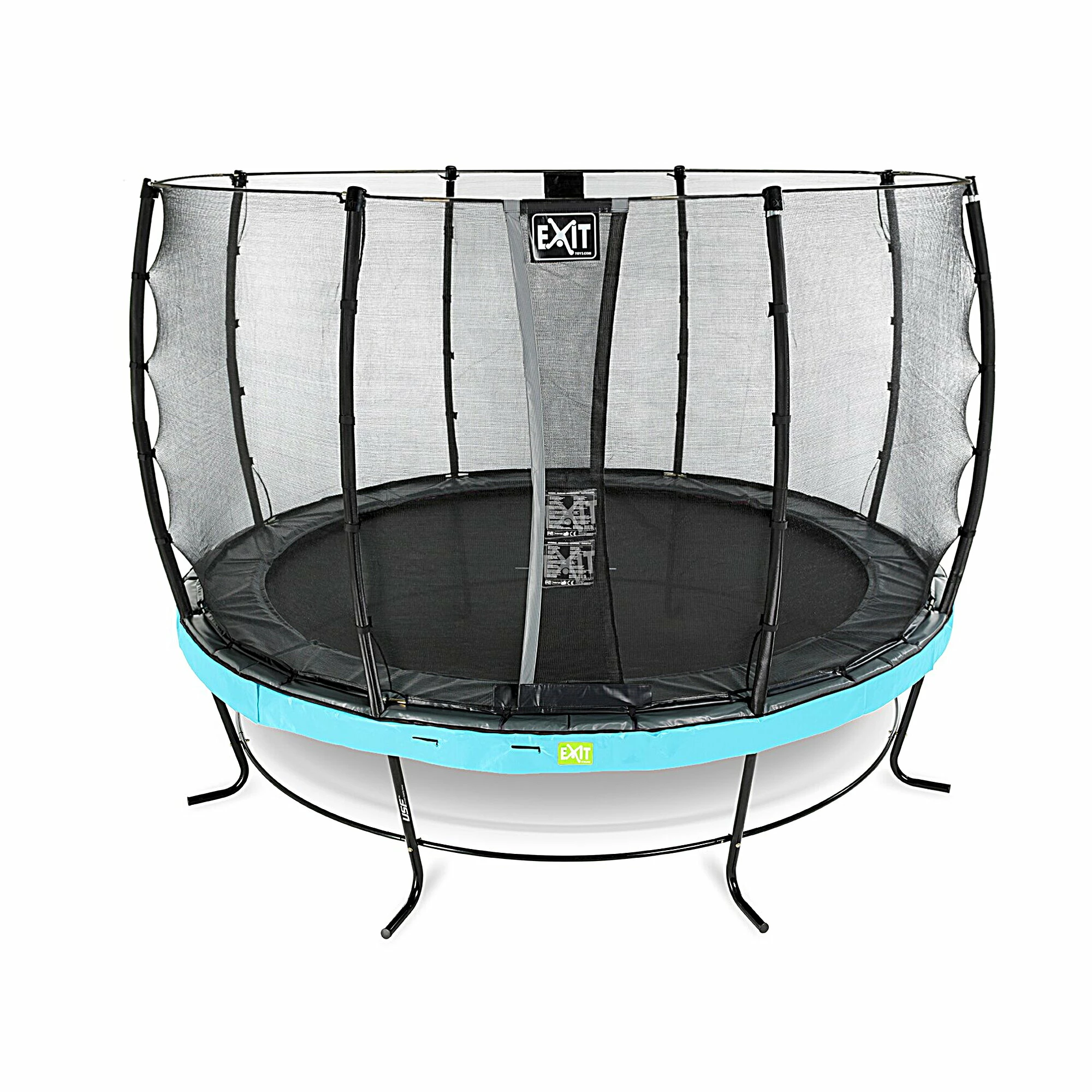 EXIT TOYS EXIT Elegant Trampoline ø427cm Met Economy Veiligheidsnet - Blauw 2 EXIT TOYS EXIT Elegant Trampoline ø427cm Met Economy Veiligheidsnet - Blauw - Afbeelding 2