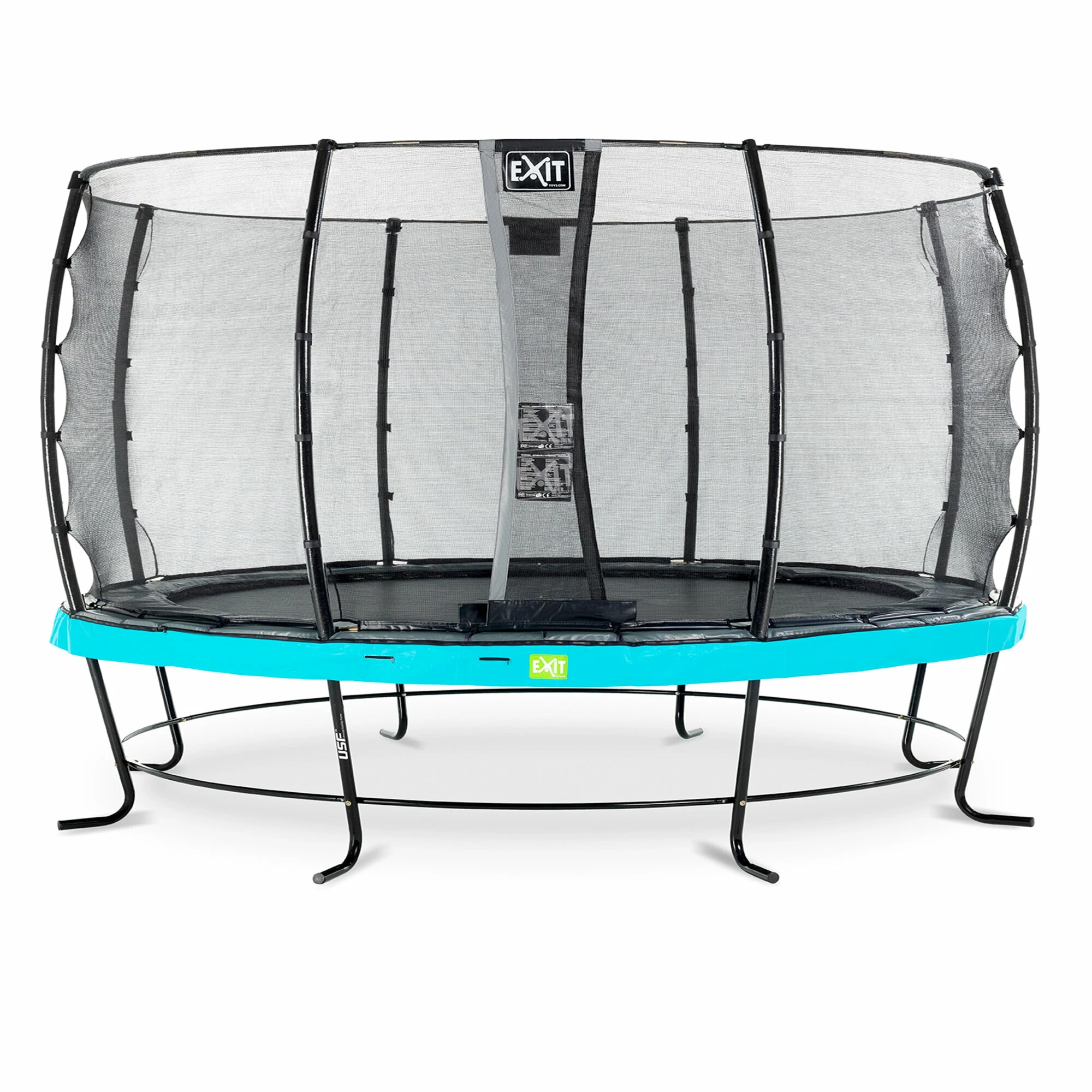 EXIT TOYS EXIT Elegant Trampoline ø427cm Met Economy Veiligheidsnet - Blauw 1 EXIT TOYS EXIT Elegant Trampoline ø427cm Met Economy Veiligheidsnet - Blauw