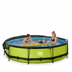 EXIT TOYS EXIT Lime Zwembad ø360x76cm Met Filterpomp En Schaduwdoek - Groen -NL Zwembad Verkoop exit lime zwembad o360x76cm met filterpomp en schaduwdoek groen 7