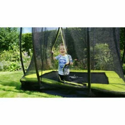 EXIT TOYS EXIT Silhouette Inground Trampoline 153x214cm Met Veiligheidsnet - Groen -NL Zwembad Verkoop exit silhouette inground trampoline 153x214cm met veiligheidsnet groen 10