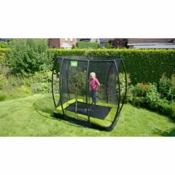 EXIT TOYS EXIT Silhouette Inground Trampoline 153x214cm Met Veiligheidsnet - Groen -NL Zwembad Verkoop exit silhouette inground trampoline 153x214cm met veiligheidsnet groen 8