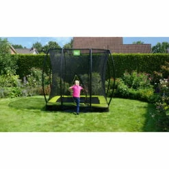 EXIT TOYS EXIT Silhouette Inground Trampoline 153x214cm Met Veiligheidsnet - Groen -NL Zwembad Verkoop exit silhouette inground trampoline 153x214cm met veiligheidsnet groen 9