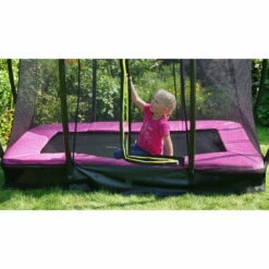 EXIT TOYS EXIT Silhouette Inground Trampoline 153x214cm Met Veiligheidsnet - Roze -NL Zwembad Verkoop exit silhouette inground trampoline 153x214cm met veiligheidsnet roze 10