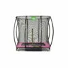 EXIT TOYS EXIT Silhouette Inground Trampoline 153x214cm Met Veiligheidsnet - Roze