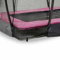 EXIT TOYS EXIT Silhouette Inground Trampoline 153x214cm Met Veiligheidsnet - Roze -NL Zwembad Verkoop exit silhouette inground trampoline 153x214cm met veiligheidsnet roze 4