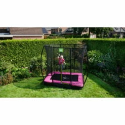 EXIT TOYS EXIT Silhouette Inground Trampoline 153x214cm Met Veiligheidsnet - Roze -NL Zwembad Verkoop exit silhouette inground trampoline 153x214cm met veiligheidsnet roze 8