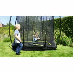 EXIT TOYS EXIT Silhouette Inground Trampoline 153x214cm Met Veiligheidsnet - Zwart -NL Zwembad Verkoop exit silhouette inground trampoline 153x214cm met veiligheidsnet zwart 10