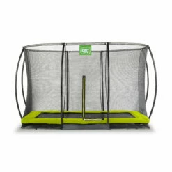 EXIT TOYS EXIT Silhouette Inground Trampoline 214x305cm Met Veiligheidsnet - Groen
