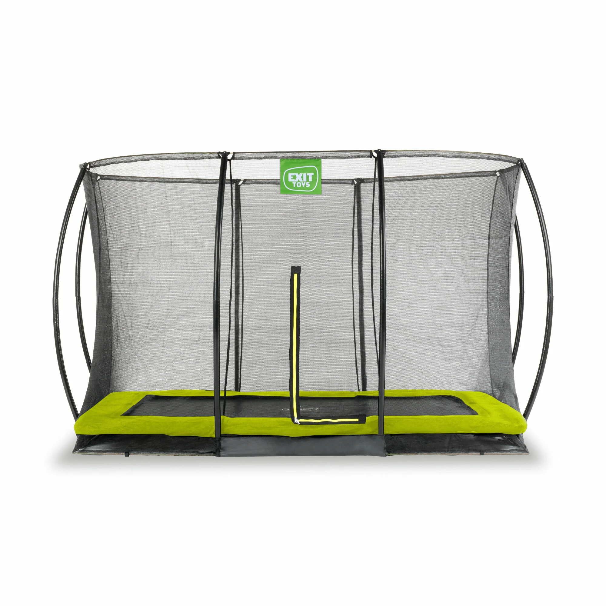 EXIT TOYS EXIT Silhouette Inground Trampoline 214x305cm Met Veiligheidsnet - Groen 1 EXIT TOYS EXIT Silhouette Inground Trampoline 214x305cm Met Veiligheidsnet - Groen