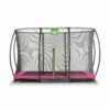 EXIT TOYS EXIT Silhouette Inground Trampoline 214x305cm Met Veiligheidsnet - Roze