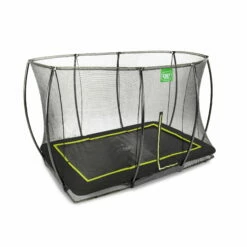 EXIT TOYS EXIT Silhouette Inground Trampoline 214x305cm Met Veiligheidsnet - Zwart -NL Zwembad Verkoop exit silhouette inground trampoline 214x305cm met veiligheidsnet zwart 2