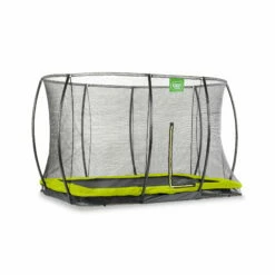 EXIT TOYS EXIT Silhouette Inground Trampoline 244x366cm Met Veiligheidsnet - Groen -NL Zwembad Verkoop exit silhouette inground trampoline 244x366cm met veiligheidsnet groen 1