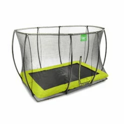EXIT TOYS EXIT Silhouette Inground Trampoline 244x366cm Met Veiligheidsnet - Groen -NL Zwembad Verkoop exit silhouette inground trampoline 244x366cm met veiligheidsnet groen 2