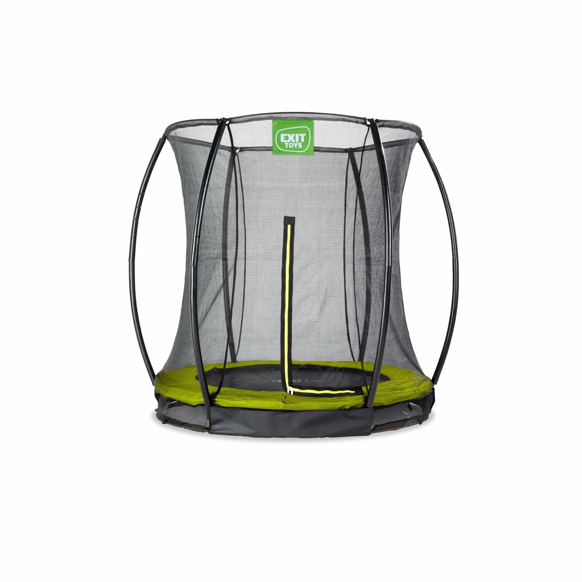 EXIT TOYS EXIT Silhouette Inground Trampoline ø183cm Met Veiligheidsnet - Groen 1 EXIT TOYS EXIT Silhouette Inground Trampoline ø183cm Met Veiligheidsnet - Groen