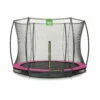 EXIT TOYS EXIT Silhouette Inground Trampoline ø305cm Met Veiligheidsnet - Roze