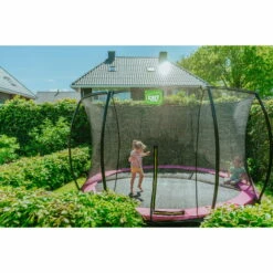 EXIT TOYS EXIT Silhouette Inground Trampoline ø366cm Met Veiligheidsnet - Roze -NL Zwembad Verkoop exit silhouette inground trampoline o366cm met veiligheidsnet roze 5