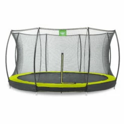 EXIT TOYS EXIT Silhouette Inground Trampoline ø427cm Met Veiligheidsnet - Groen