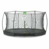 EXIT TOYS EXIT Silhouette Inground Trampoline ø427cm Met Veiligheidsnet - Zwart