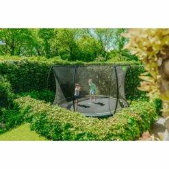 EXIT TOYS EXIT Silhouette Inground Trampoline ø427cm Met Veiligheidsnet - Zwart -NL Zwembad Verkoop exit silhouette inground trampoline o427cm met veiligheidsnet zwart 5