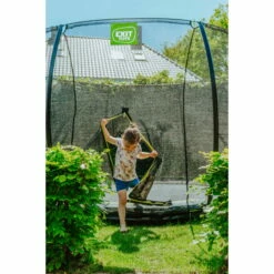 EXIT TOYS EXIT Silhouette Inground Trampoline ø427cm Met Veiligheidsnet - Zwart -NL Zwembad Verkoop exit silhouette inground trampoline o427cm met veiligheidsnet zwart 6