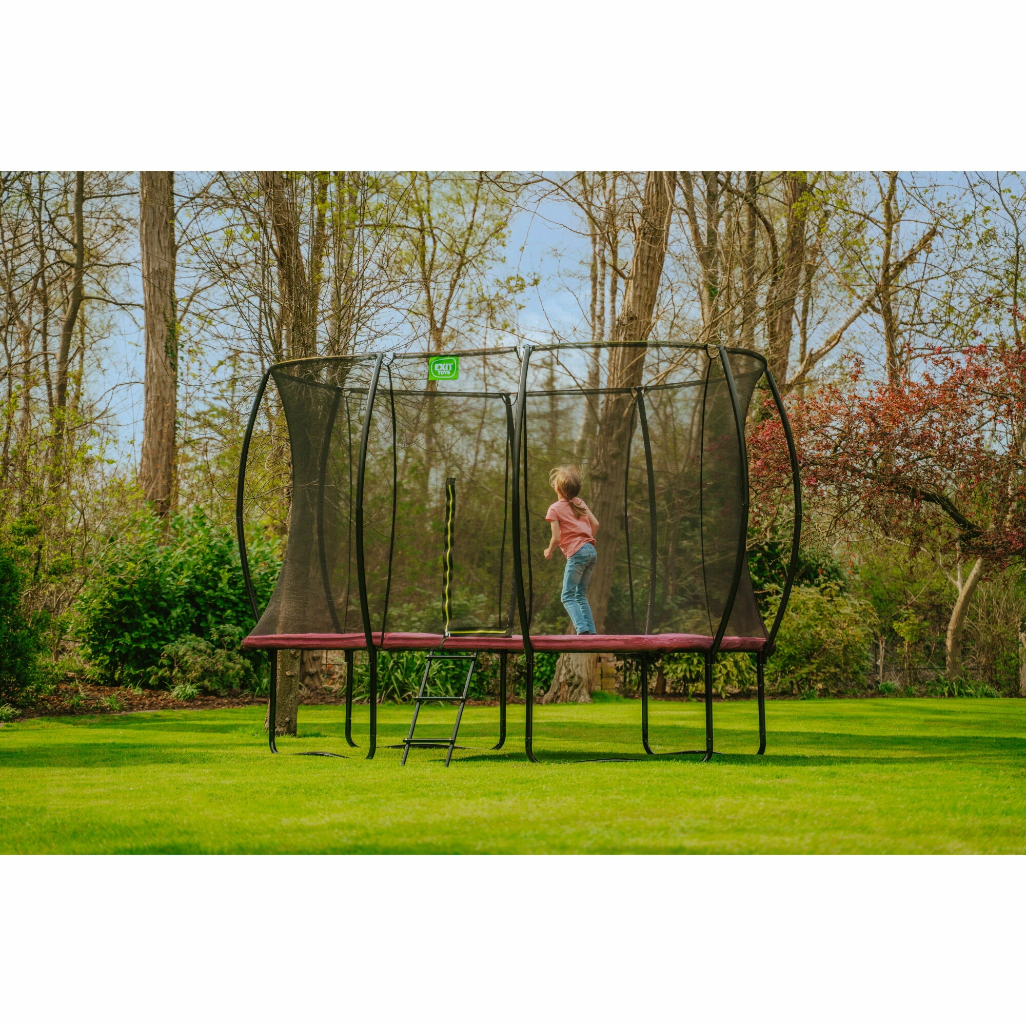 EXIT TOYS EXIT Silhouette Trampoline 214x305cm - Roze 11 EXIT TOYS EXIT Silhouette Trampoline 214x305cm - Roze - Afbeelding 11